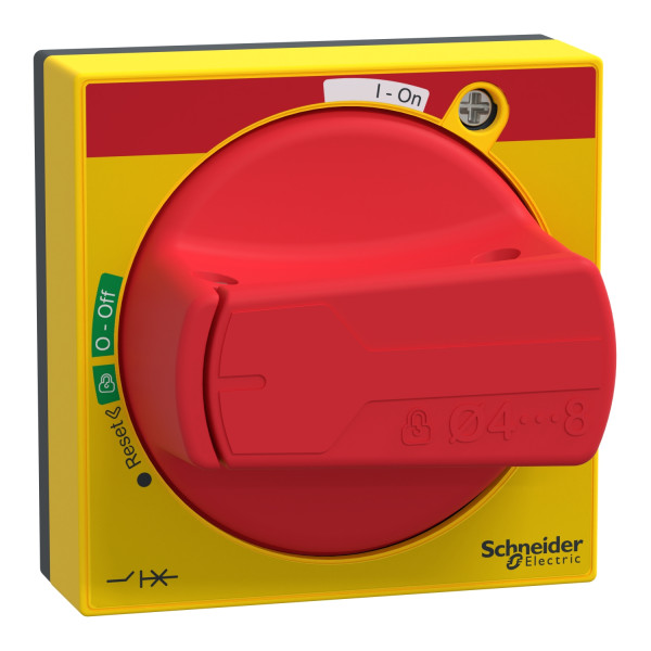 Poignee Rouge Ip65 Avec A Daptateur Court