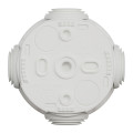 Mureva box - boite de dérivation avec embouts - Ø60 - ip55 - blanc polaire
