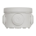 Mureva box - boite de dérivation avec embouts - Ø60 - ip55 - blanc polaire