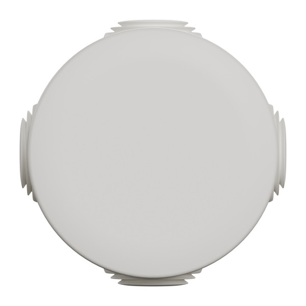 Mureva box - boite de dérivation avec embouts - Ø60 - ip55 - blanc polaire
