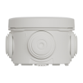 Mureva box - boite de dérivation avec embouts - Ø60 - ip55 - blanc polaire