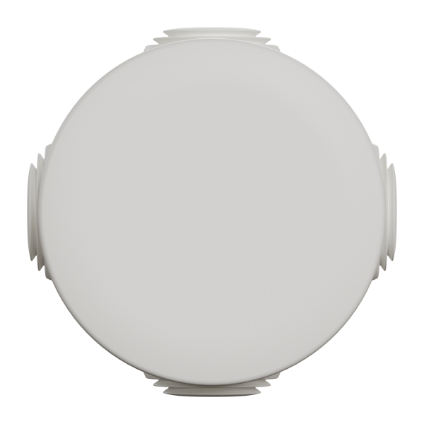 Mureva box - boite de dérivation avec embouts - Ø60 - ip55 - blanc polaire