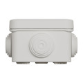 Boîte de dérivation 65x65x45 Schneider Mureva box étanche 4 embouts Blanc polaire IP55