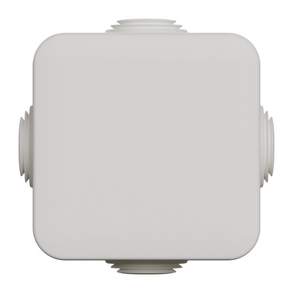 Boîte de dérivation 65x65x45 Schneider Mureva box étanche 4 embouts Blanc polaire IP55