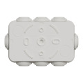 Mureva box - boite de dérivation avec embouts - 105x65x55 - ip55 - blanc polaire