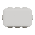Mureva box - boite de dérivation avec embouts - 105x65x55 - ip55 - blanc polaire
