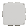 Mureva box - boite de dérivation avec embouts - 105x105x55 - ip55 - blanc polair