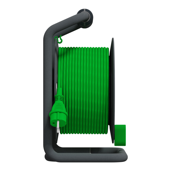 Enrouleur de chantier - 25m - 2,5mm² - h07rnf 3g - ip44 - 4 prises
