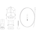 Boitier DCL Blanc Multifix Air Schneider Electric - Avec Couvercle non Affleurant -Piton - Connecteur - Fiche - Douille E27 - Filin