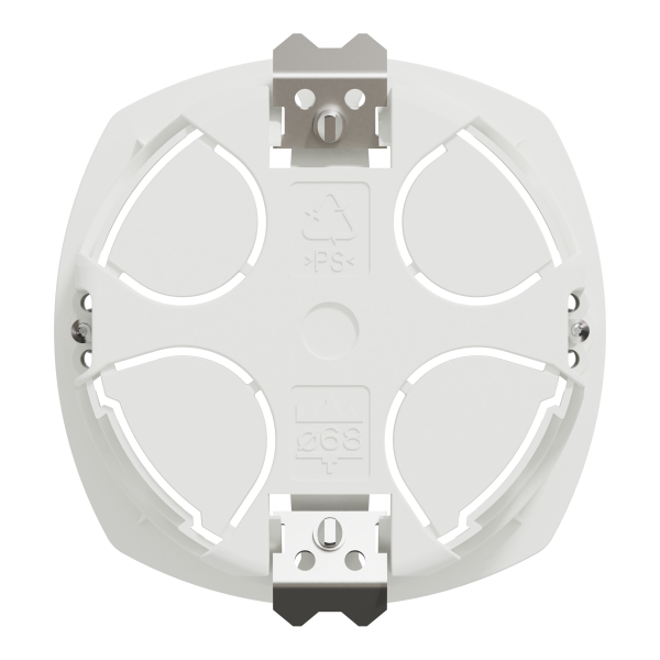 Boîte d'Encastrement 1 Poste Profondeur 40mm Blanche Multifix Schneider Electric - Ø 67 mm