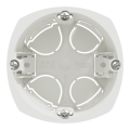 Boîte d'Encastrement 1 Poste Profondeur 50 mm Blanche Multifix Schneider Electric - Ø 67 mm