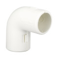 Mureva tube - équerre pour conduit rigide - Ø20mm - blanc polaire