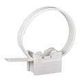 Collier Blanc Polaire pour Tube Diamètre 16 à 32 mm Mureva FIX Instacable Schneider