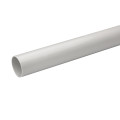 Mureva tube - conduit rigide non tulipé pvc gris - ø40mm/3m - au mètre linéaire