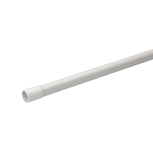 Tube IRL diamètre 20 Schneider Mureva gris conduit rigide tulipé longueur de 3m