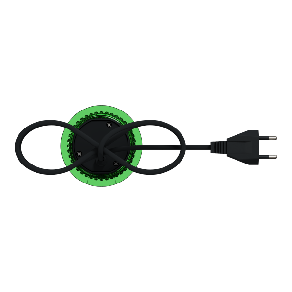 Unica system+ - bloc de prise à encastrer xs - usb a+c - câble 2m - anthracite