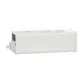 Unica system+ - nourrice précâblée m - 2 prises 2p+t + usb a+c - blanc