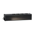 Unica system+ - nourrice précâblée m - 4 prises 2p+t + usb a+c - anthracite