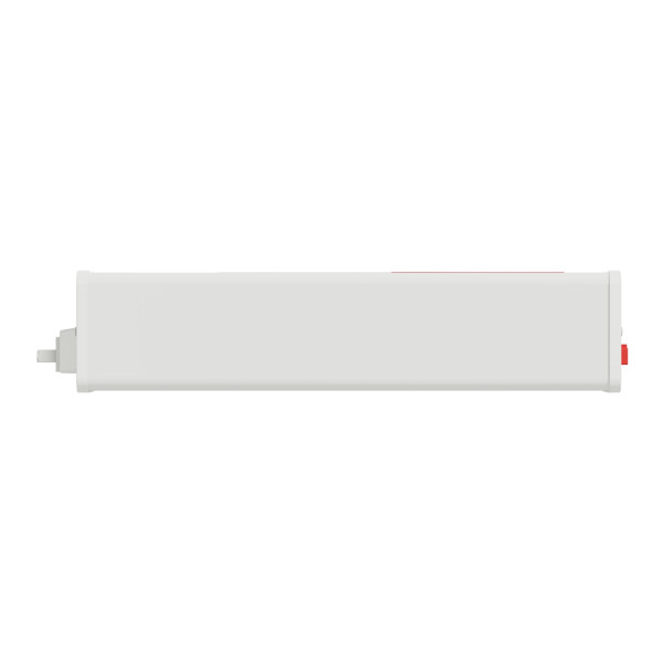 Unica system+ - nourrice précâblée m - 2x 2p+t + 2x 2p+t rouge +usb a+c - blc