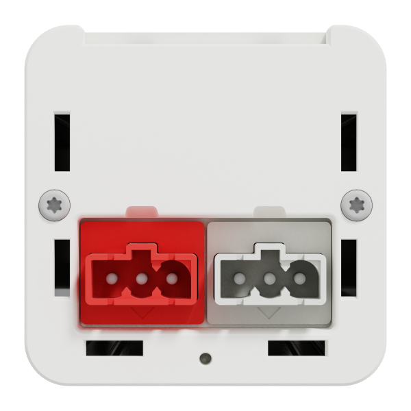 Unica system+ - nourrice précâblée m - 2x 2p+t + 2x 2p+t rouge +usb a+c - blc