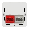 Unica system+ - nourrice précâblée m - 2x 2p+t + 2x 2p+t rouge +usb a+c - blc