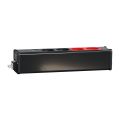Unica system+ - nourrice précâblée m - 2x 2p+t + 2x 2p+t rouge +usb a+c - anth