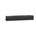 Unica system+ - nourrice précâblée m - 4x 2p+t + usb a+c +vdi 4 mod - anthra