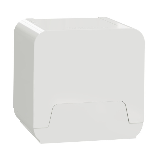 Unica system+ - fixation/finition embout pour nourrice m - à vis - blc