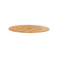 Unica system+ - table en bois chêne pour colonnette - ouverture 60mm centrale