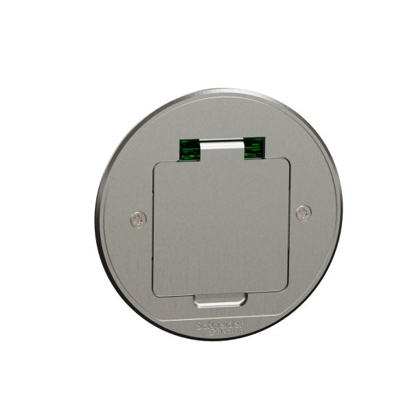 Unica system+ - prise de sol xs ik08 ip44 - 2p+t - ronde métal
