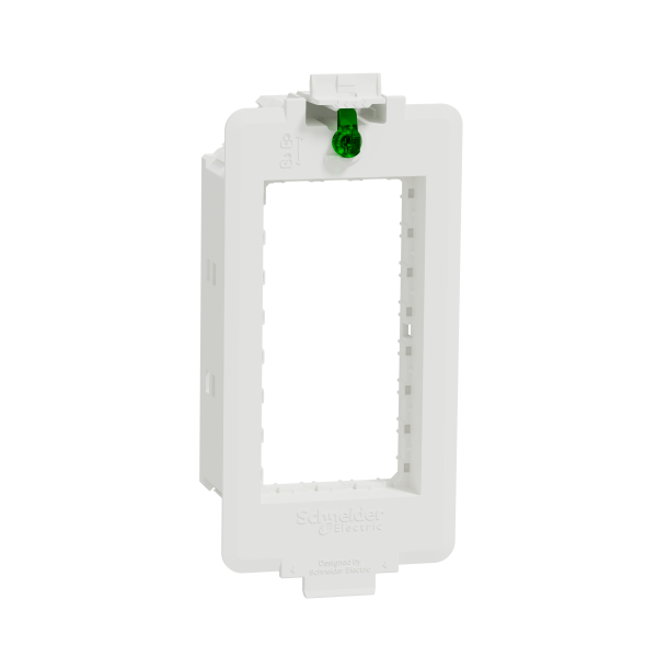 Unica system+ - support d'appareillage pour boîtier sol m et l - 4mod - lot de 5