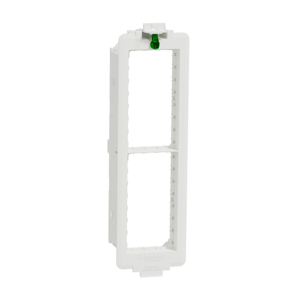 Unica system+ - support d'appareillage pour boîtier sol l - 2x4mod - lot de 5