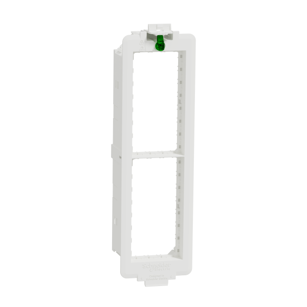 Unica system+ - support d'appareillage pour boîtier sol l - 2x4mod - lot de 5