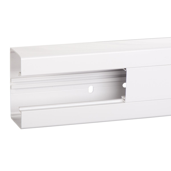 OptiLine 45 goulotte pvc blanc polaire 95 x 55 mm - 6 x 2m
