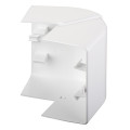 Optiline 45 goulotte pvc blanc polaire 95 x 55 mm - angle ext