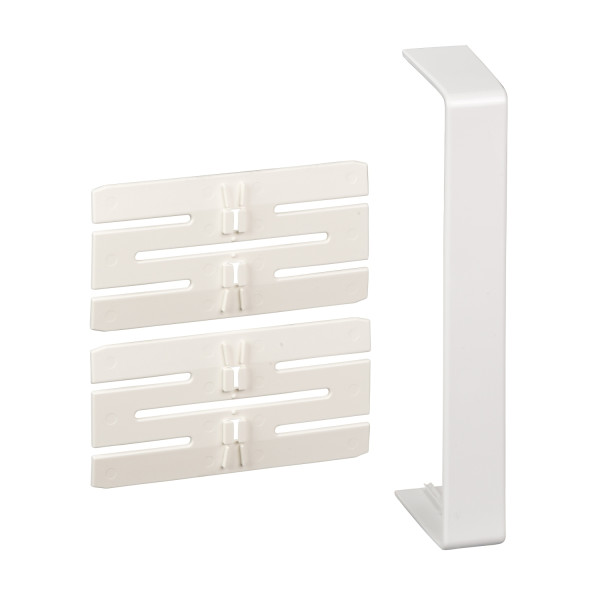OptiLine 45 goulotte pvc blanc polaire 165 x 55 mm - joint de fond