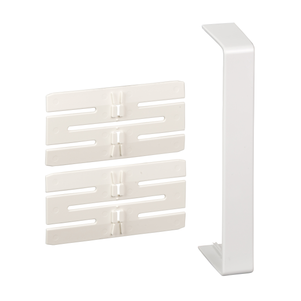 OptiLine 45 goulotte pvc blanc polaire 165 x 55 mm - joint de fond