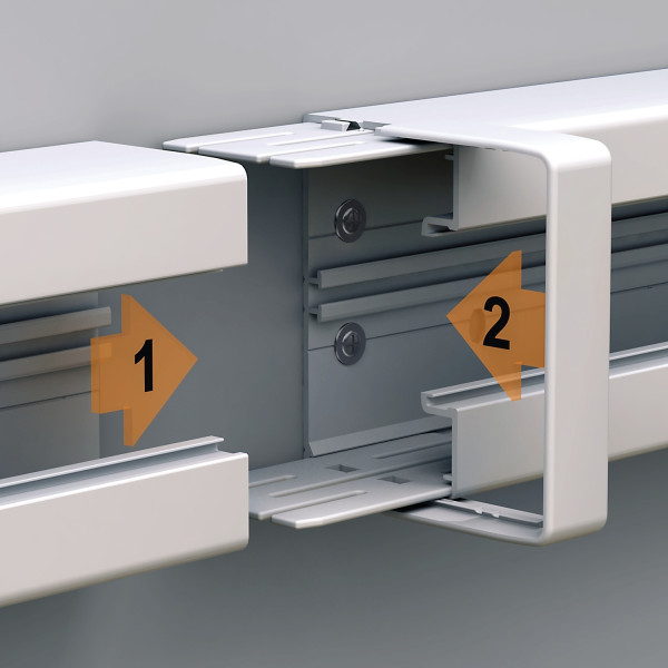 Eclisse de Jonction pour Goulotte PVC Blanc OptiLine 45 Schneider