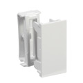 Optiline 45 - clip de verrouillage pour goulotte - blanc polaire