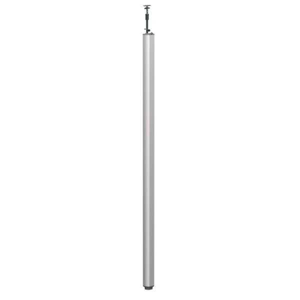 Schneider Electric Optiline 45, Colonne Fixe à Vérin Aluminium 1 Face de 2,7 à 3,1 M