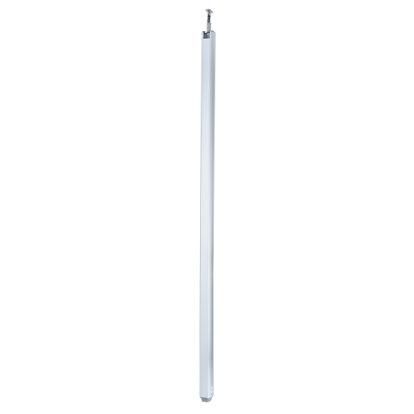Schneider Electric Optiline 45, Colonne Fixe à Vérin Aluminium 2 Faces de 3,1 à 3,5 M