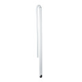 OptiLine 45, colonne mobile aluminium laqué blanc polaire 1 face 2,45 m