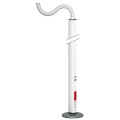 OptiLine 45, colonne mobile aluminium laqué blanc polaire 2 faces 2,45 m