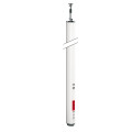 Optiline 45, Colonne Fixe à Vérin Aluminium Laqué Blanc P 2 Faces De 3,9 à 4,3 M