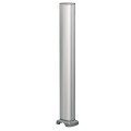 Schneider Electric Optiline 45 - Colonnette Aluminium avec Passage - 1 Face - 0,7 M