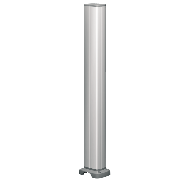 Schneider Electric Optiline 45 - Colonnette Aluminium avec Passage - 1 Face - 0,7 M