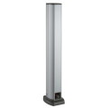 Schneider Electric Optiline 45 - Colonnette Aluminium avec Passage - 2 Faces - 0,7 M