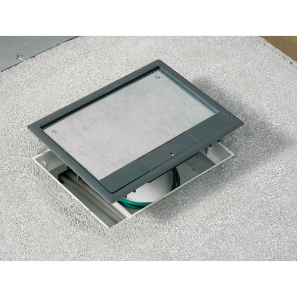 Schneider Electric Optiline 45 - Trappe Passage Câbles En Plancher Tech. & Dalle Bét 33X199X276 Mm - Schneider Electric - ISM50530