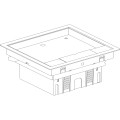 Boîte de Sol Métal 4 Postes 45x45 mm OptiLine 45 Schneider