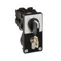 Schneider Electric Sélecteur Grad 3Pos 2Poles M An. Noire